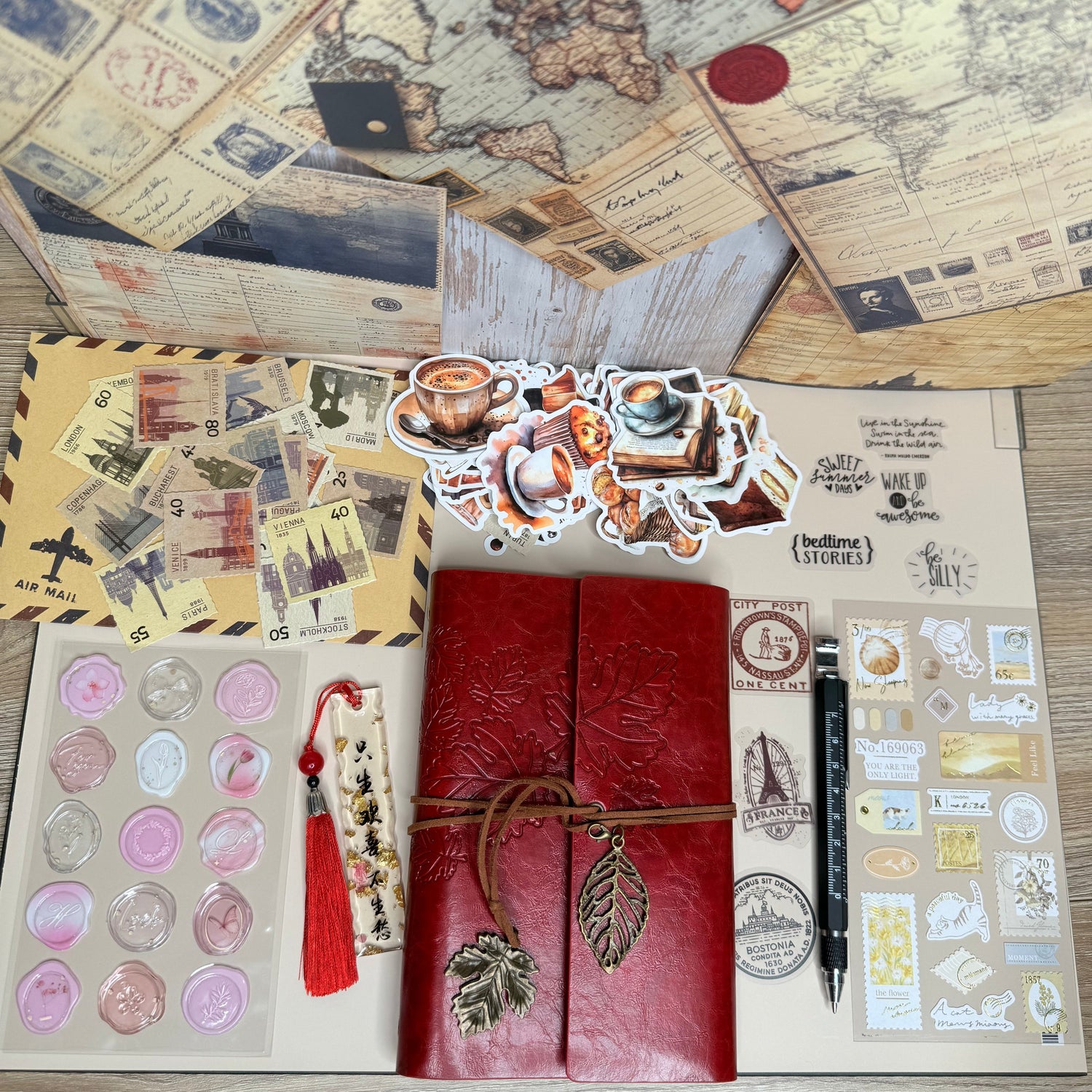 Maple Leaves Travel Journal Collection